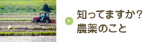 知ってますか？農薬のこと